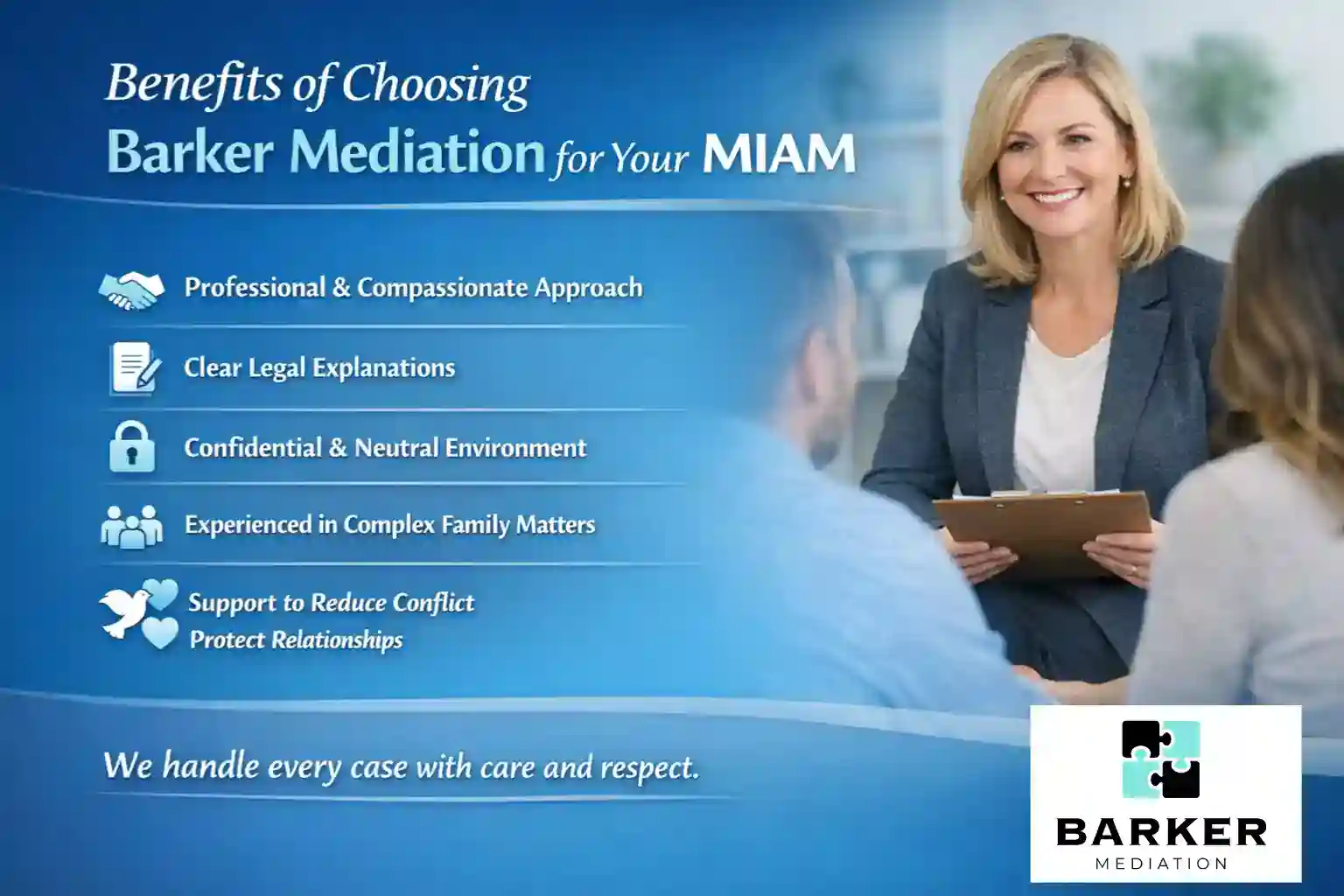 Benefits of Choosing Barker Mediation for Your MIAM High Wycombe